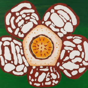 La Rafflesia Hasseltii — œuvre de Cyril Lombard — 78 × 55 cm