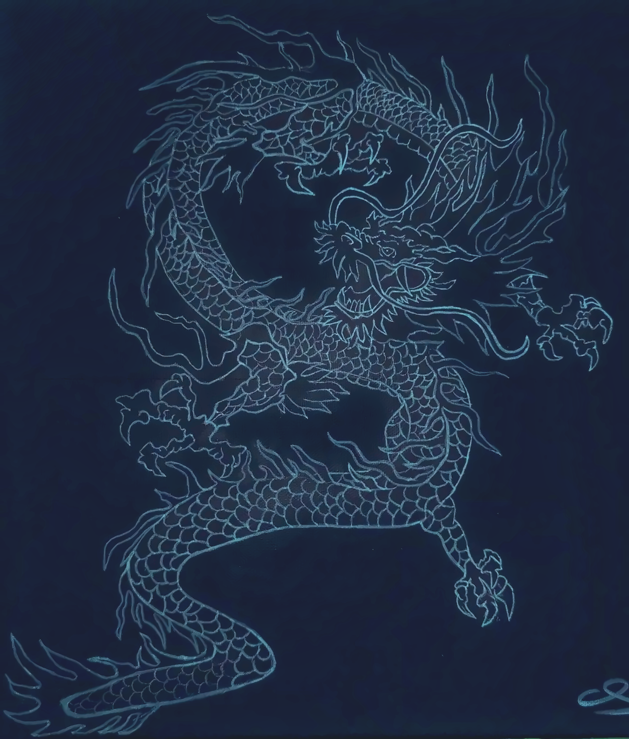 Dragon vert — Cyril Lombard