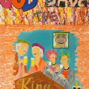 God Save the Queen — 54 × 46 cm